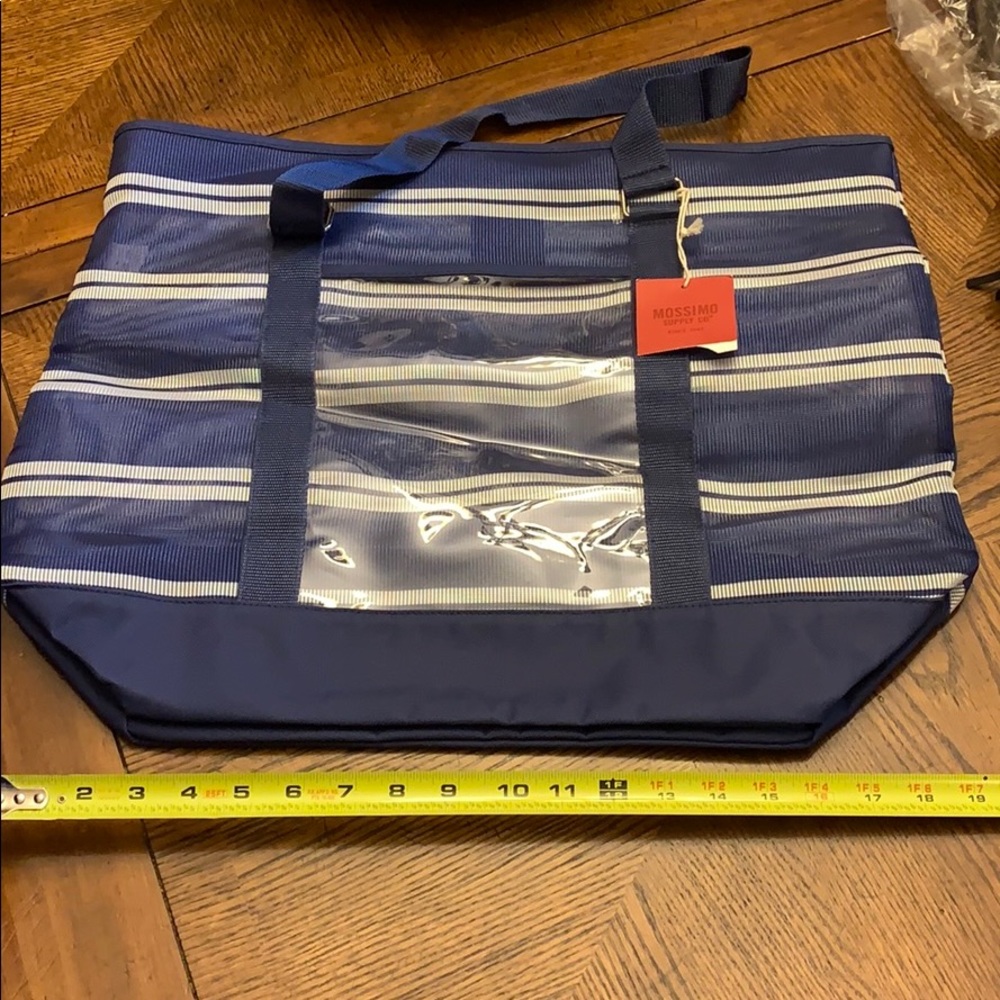 Sale ⏬Final Price Navy stripe beach bag